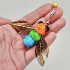 6 PCS Insect Bees,Feather Cat Toys, Kitty Wand Toy Refill,Cat Toy Wand Replacement Attachments,Kitten Feather Refills,Insect Interactive Teaser Wand Feathers