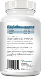 Vitamin D for Dogs with Calcium, Magnesium and Zinc to Support Strong Teeth, Bones and Muscles, Promote Mineral Metabolism and a Healthy Immune Function, 120 Chewable Tablets