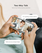 PGST Camera for Home Security Indoor, WiFi Home Security Camera 1080P Two-Way Audio, Night Vision, Motion Sensor, Automatic Tracking, Cloud/SD Storage, Compatible with Alexa