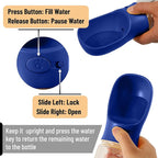 Mr. Pen Portable Dog Water Bottle, 19 oz, Large, Navy Blue, Travel Dog Water Bottle Dispenser, Not Dishwasher Safe