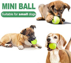10 Pack 2-inch Dog Tennis Toys, Pet Play Balls, Refill for Automatic Launchers, Suitable for Small Dogs - Indoor & Outdoor Use, Refill balls for automatic ball launcher (Launcher Not Included)