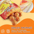 Jungle Calling Rawhide Free Dog Chew Treats, Real Chicken Wrapped Peanut Butter Bones, Teeth Clean Chewy Training Snacks, 6 oz