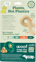 WOOF HonestChew Dog Toy Infinity - Durable, Long Lasting Dog Chews - Made with Natural, Plant-Based Ingredients - Splinter-Resistant - Safer Than Dog Bones - Small