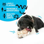 Sitka Farms Beef Cheek ROLL Natural 5-6 Inch (10 Count) Extra Thick Dog Chew Bones No Rawhide Sourced from Free Range Grass Fed/Healthy Teeth and Gums for Small Medium and Large Dogs