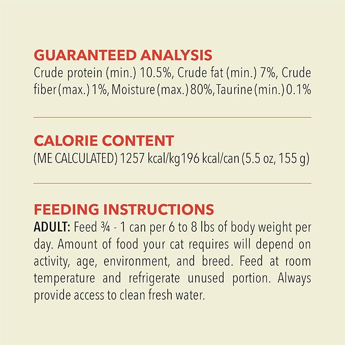 ACANA Premium Pate Wet Cat Food in Bone Broth Beef Chicken + Tuna Recipe 5.5oz Cans (12 count)