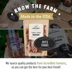 Farm Hounds - Premium Natural Turkey Jerky for Dogs - 100% Humanely Raised Turkey - Break-to-Size - Great for Training & Treats - No Added Fillers - Made in USA - 3.5 oz - 2 Pack