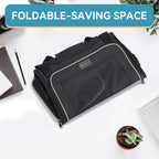 PETSFIT Pet Carrier Airline Approved with Extendable Mat, Dog Carriers for Small Dogs, TSA Approved Pet Carrier, Puppy Carrier for Small and Medium Cats Under 12 Lbs, Black