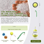 Cat Toy for Indoor Cats Wobble Kitten Treat Dispensing Ball Food Dispenser Puzzle Slow Feeder Balls Kitty Stimulating Indoor Interactive Brain Game Thanksgiving Toys Gift