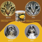 Freeze Dried Cat and Dog Treats Quail Egg Yolk, Healthy Tasty Snacks for Cats Dogs Training, Natural Freeze-Dried Limited Ingredient,Wholesome and Delicious Snacks for Pets (M, Egg)