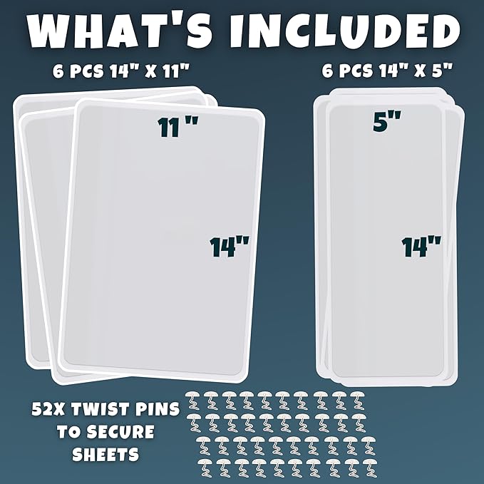 Anti Cat Scratch Furniture Protector, 12-Pack Couch Protector from Cat Claws – Heavy-Duty, Easy-to-Apply Scratching Deterrent and Shield for Sofa Corners, Walls, Doors- with 52 Twist Pins