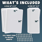 Anti Cat Scratch Furniture Protector, 12-Pack Couch Protector from Cat Claws – Heavy-Duty, Easy-to-Apply Scratching Deterrent and Shield for Sofa Corners, Walls, Doors- with 52 Twist Pins