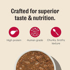 The Honest Kitchen Grain Free Minced Turkey in Bone Broth Gravy Wet Cat Food, 2.8 oz x12