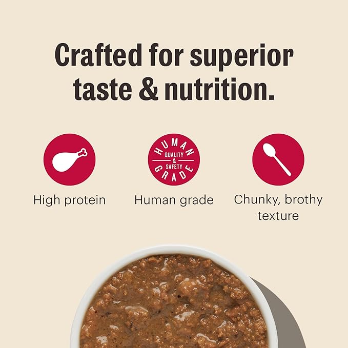 The Honest Kitchen Grain Free Minced Turkey in Bone Broth Gravy Wet Cat Food, 2.8 oz x12