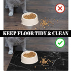 Dog Food Mats for Floors Absorbent, Pet Cat Food Mat - Quick Dry Dog Bowl Mats for Food and Water, Eco-Friendly Boho Pet Supplies