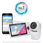 VTech Upgraded Smart WiFi Baby Monitor, 1080p FHD Camera and 5" HD IPS Display, Free App with Motion Video, Sound/Motion Detection and Notifications, Fully Remote Pan-Tilt-Zoom: VM901