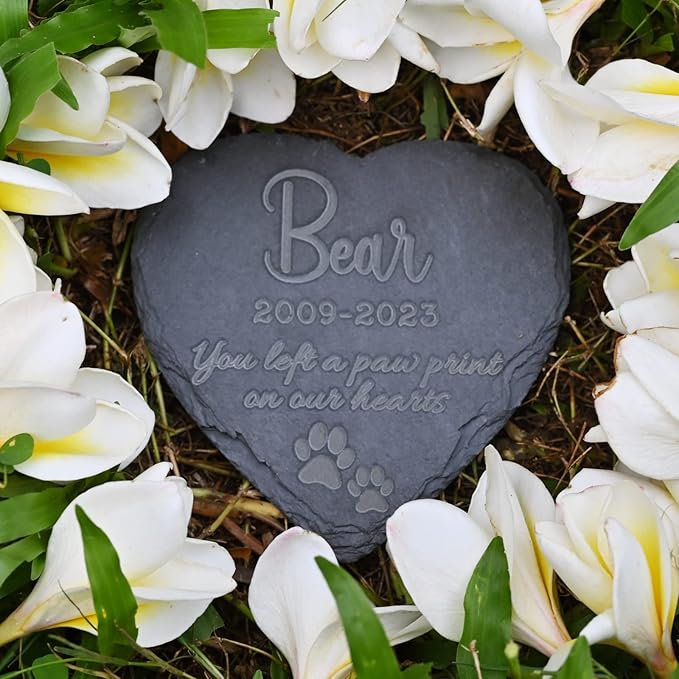 Loss of Cat Gifts, Personalized Cat Memorial Stones, Lost Pet Sympathy Gift Cat, Pet Loss Gifts, Dog Memorial Gifts, in Memory of Cat Personalized, Dog Bereavement Gifts - in Memory of Pet