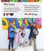 Jax & Bones Squeaky Dog Toys - 11" Tough Wool Squeak Toy for Dogs - Reinforced Seams for Moderate Chewers | Tricky Sam