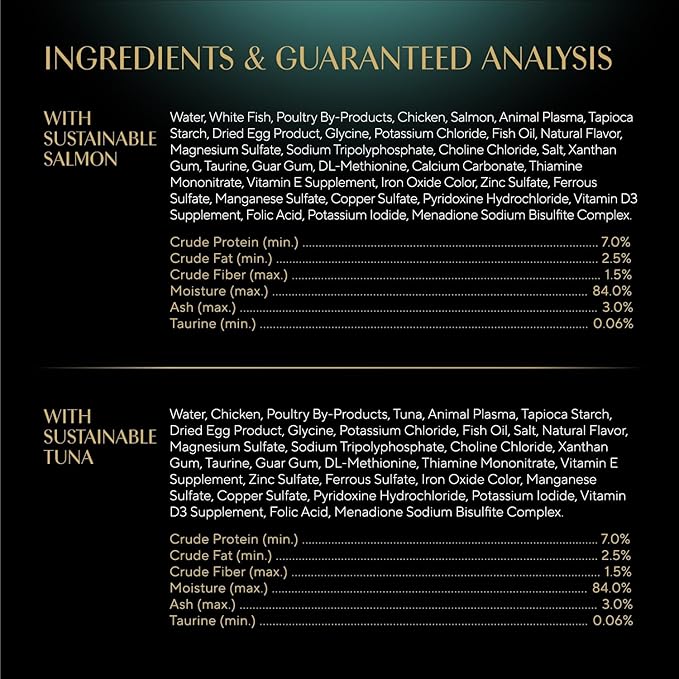 Sheba Perfect Portions Wet Cat Food Cuts in Gravy, with Sustainable Salmon, and with Sustainable Tuna, 2.6 oz. Twin-Pack Trays (12 Count, 24 Servings) (Pack of 2)