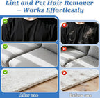 2 Pcs Newly Upgraded Electrostatic Pet Hair Removal Glove,Magic Brush Pet Hair Remover for Cats & Dogs,Reusable Pet Hair Remover Gloves for Couch Carpet Car Seat Laundry