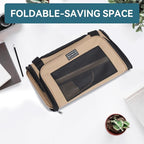 PETSFIT Pet Carrier for Cat, Small Dogs, Dog Carrier Airline Approved, TSA Approved Soft Cat Carrier for Travel, Small Animal Carrier for Pets Under 12 Lbs, Khaki