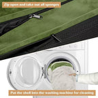 Comfort Expression Orthopedic Dog Beds for Jumbo Breed Large Dogs, Jumbo Dog Beds Waterproof, PV Washable Pet Sofa Couch with Removable Cover & Non-Slip Bottom(Light Green)