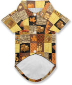 Fall Dog Shirt for Large Dogs Girls Boys Pet Collared Outfit for Chihuahua, Yorkie & Cats Plaid Doggy Clothes Apparel Button Up Tee Soft Summer Costume for Birthday, Photos, Travel