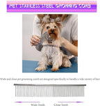 Dog Grooming Scissors Kit, Fcysy Professional Dog Trimming Scissors Set, Hair Cutting Curved Thinning Shears for Pet Cat at Home, Pet Grooming Supplies