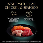 Sheba Perfect Portions Wet Cat Food Cuts in Gravy, Roasted Chicken Entree, with Sustainable Salmon, and with Sustainable Tuna, 2.6 oz. Twin-Pack Trays (18 Count, 36 Servings) (Pack of 2)