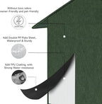 Outdoor Cat House Feral Cat Shelter,Outside Waterproof Cat House for Outdoor/Indoor Cats, Insulated Cat Bed for All Seasons with Cozy Cushion Easy to Assemble Olive Green