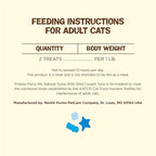 Purina Friskies Natural Cat Treats, Party Mix Natural Yums With Wild Tuna - (Pack of 6) 6 oz. Pouches