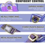 AUROTH Tactical Dog Harness for Large Dogs No Pull Adjustable Pet Harness Reflective K9 Working Training Easy Control Pet Vest Military Service Dog Harnesses Very Peri L