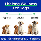 BARK&SPARK Omega 3 Fish Oil for Dogs - w/Wild Alaskan Salmon Oil for Dogs, Fish Oil Liquid Supplement for Pets, EPA+DHA Fatty Acids, Skin&Coat Support - Itch&Allergy Relief, Joint, Immune&Heart Health