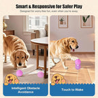 Interactive Dog Ball, Smart Dog Toy for Medium and Large Dogs, Automatic Moving, Rotating & Bouncing, E-TPU Material, IP54 Waterproof, Motion-Activated Dog Stimulation Toy to Keep Them Busy