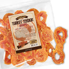 Gootoe Turkey Tendon Dog Treats, Rope (M) 1 lb, USA-Sourced Turkey Tendon, Natural Snack, Premium Puppy Chews, Hypoallergenic, Rawhide Free, Reseal Value Bag, Sizes for Medium Dogs