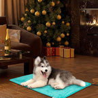 Toozey Dog Cat Heating Pad, 6 Temp Settings Timer, Chew-Proof Cord, 28x20in, Green