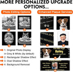 HDSD Memorial Stone Plaque Personalized Granite Grave Marker for Dogs Cats & Loved Ones Laser Engraved Headstone Indoor Outdoor 8×4 or 12×6 Inches