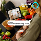 4PC 5G/2.4G Security Cameras Wireless Outdoor,2K Battery Powered Camera for Home Security,WiFi Home Indoor Camera with AI Motion Detection,Siren, Color Night Vision,2-Way Talk, IP65, SD/Cloud,Alexa