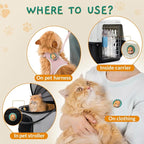 Cat Calming Diffuser – for Travel, Car & Home Use, Pheromone Diffuser for Cats & Kittens to Reduce Anxiety and Stress, No Electricity Needed, Long-Lasting Calming Support (Pop Patch, 1 Pack)