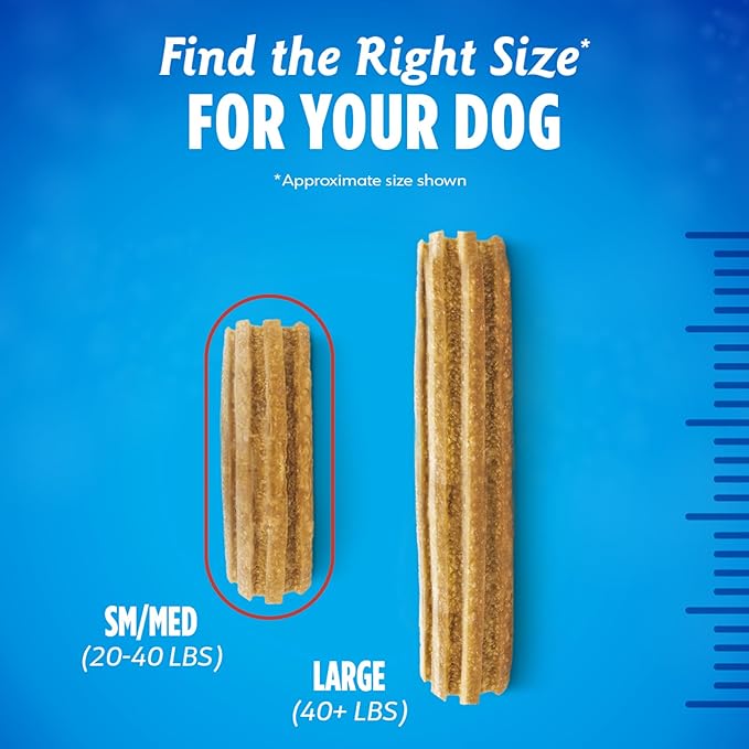 DentaLife Plus Digestive Support Dog Treats for Small and Medium Dogs, Cleans Teeth, Freshens Breath, & Supports Healthy Gut, Chicken & Pumpkin Flavor, 14.4 oz., 19 Chews - 19 ct. Pouch