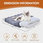 4 in 1 Self Warming Burrow Cat Bed, Pet Hideway Sleeping Cuddle Cave (Style2- Gray)
