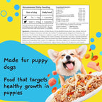 MOOCHIE Healthy Growth Wet Puppy Food - Soft Dog Food - Made with Real Chicken, Beef, Vegetables and Rice - No Added Preservatives or Artifical Flavors - 12 x 3 oz Cup