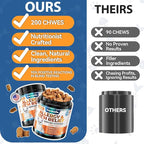 Cat Allergy Relief Chews 200 pcs - Cat Itchy Skin & Paw Licking Relief - Omega 3 & Probiotic for Cats - Anti-Itch Relief for Skin & Coat Health, Immune Support, Seasonal Allergies - Chicken Flavor