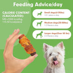 MON2SUN Rawhide Free Dog Treats, 3 Inch Triple Flavor Chicken Wrapped Duck and Beef Rolls for Small Dogs, Healthy Snacks, 21.16oz