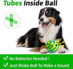 Giggle Ball for Dogs 2 Pack, Glowing Interactive Dog Toys Balls, Rolling Squeaky Toy for Large Medium Small Dogs, Fun Giggle Sounds Attract Attention When Rolled or Shaken - 3.94 inch