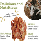 Farm Hounds - Chicken Jerky - Premium Natural Jerky for Dogs - 100% Humanely Raised Chicken - Break-to-Size - Great for Training & Treats - No Added Fillers - Made in USA - 3.5 oz -1 Pack