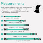 Reflective Dog Collar, Soft Neoprene Padded Nylon Pet Collar with Quick-Release Buckle, Adjustable for Extra Large Dogs,Teal,XL