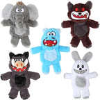 Bzonsmart Squeaky Dog Toys.Tough Plush Chew Toys for Dogs.Interactive Dog Toys to Keep Puppies Medium Large Breed Dogs Busy ..Durable Anti-Boredom Dog Toys for Teething & Playtime.