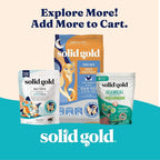 Solid Gold Wet Cat Food Shreds in Gravy - Healthy Canned Cat Food Made w/Real Chicken & Mackerel Shreds, Vitamins & Minerals - Grain Free & Gluten Free Canned Meals for Cats & Kittens - 24ct/3oz Can
