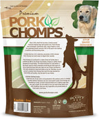 Pork Chomps Baked Pork Skin Dog Chews, 11-inch Knots, 4 Count