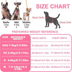 Puppytie No Pull Small Dog Harness with Multifunction Dog Leash,Lightweight Soft Adjustable No Choke Escape Proof Pet Harness Vest Pet Harness Vest,Suede Bow Pink,S